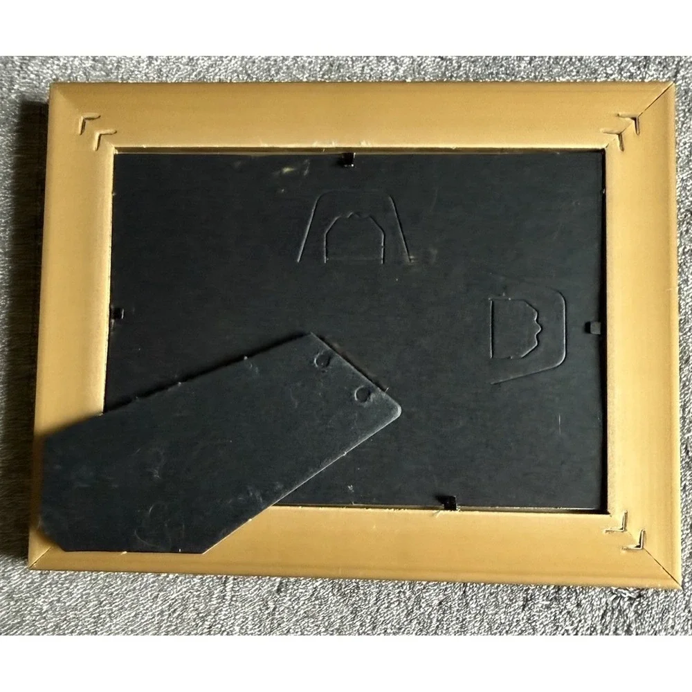 Vintage Picture Frame MCM Holds 6.5x4.5 With Matting 4.5x3